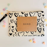 Personalized Bag - Hand drawn Hearts