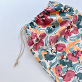 Shoe Bag - Magenta Blooms