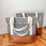 Tote Bag - Squiggle Tally Lines